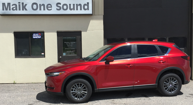 2017 Mazda CX-9 with professional window tint in North Bay